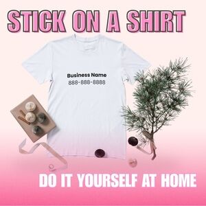 1 sticker front and back